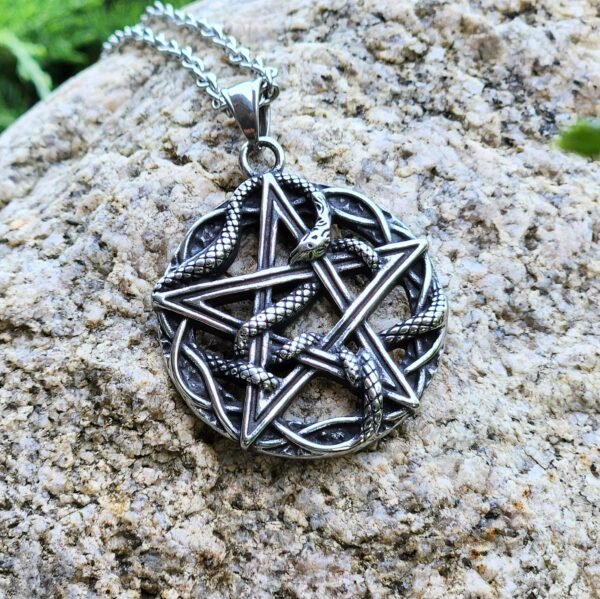 Serpent Pentacle Pendant
