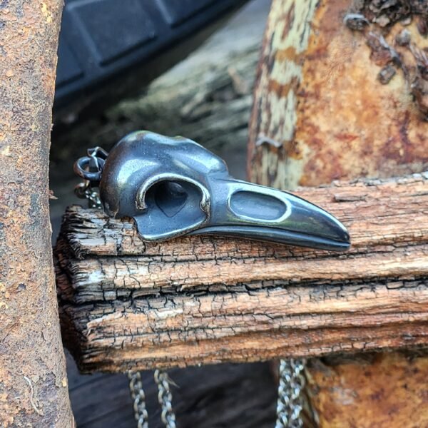Odin's Raven Skull Pendant