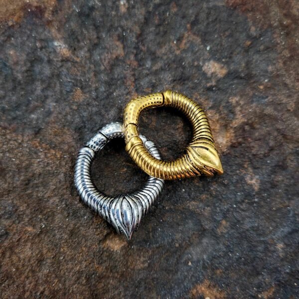 Stainless Steel Lamellar Teardrop Ear Weights