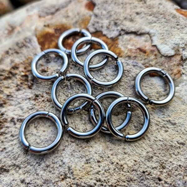 Stainless Steel Stackable Hinged Ear Rings