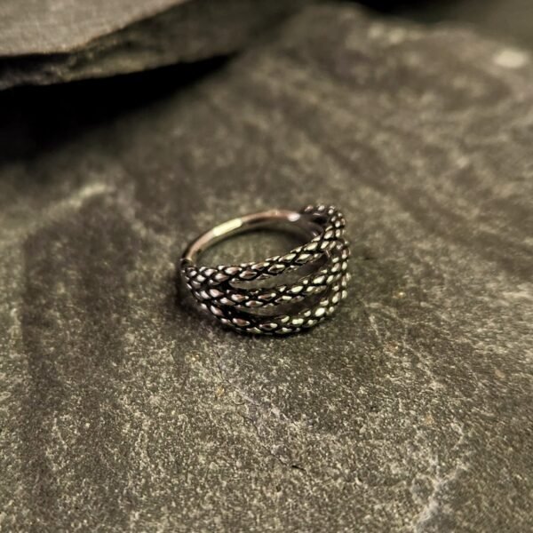 Surgical Steel Triple Snake Scale Septum Clicker