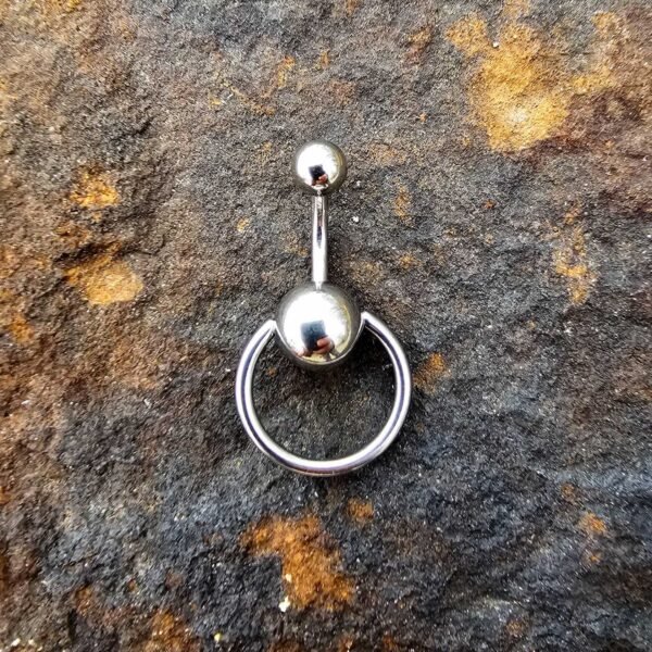 Surgical Steel Navel Hoop Barbell