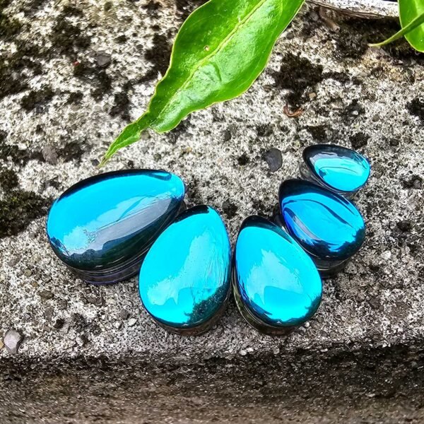 Tears of Nyx Irredescent Glass Double-Flared Plugs