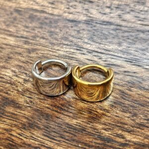 Surgical Steel Wide Band Nose Ring Clicker